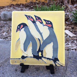 Motawi Penguin Tile